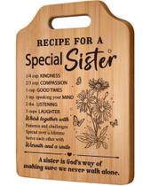 Tábua de cortar Milcier 31x22 cm Bamboo Sister Gift