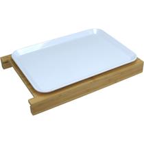 TÁBUA DE CORTE 1 GAVETA COLETORA PLASTICO HOME&CO RETANGULAR BAMBU 4x36x26cm NATURAL TÁBUA DE CORTE 1 GAVETA COLETORA PLASTICO HOME&CO RETANGULAR BAMBU 4x36x26cm NATURAL
