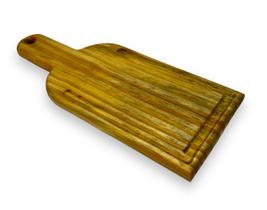 Tábua de corte 28x12 cm de madeira para iscas
