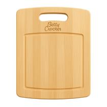 Tábua de Corte Bambu 28x22cm Churrasco Legumes Betty Crocker