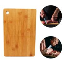 Tábua De Corte Bambu Alta Qualidade C/ Furo 28cm P/ Casa Tábua De Corte Bambu Alta Qualidade C/ Furo 28cm P/ Casa