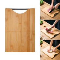 Tábua De Corte Bambu C/Alça Cozinha Carne Legumes Frutas Tábua De Corte Bambu C/Alça Cozinha Carne Legumes Frutas