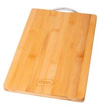Tábua De Corte Bambu Retangular Grande 50 Cm Com Alça Multiuso Churrasco Carne