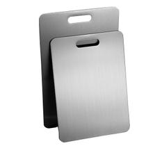 Tábua de corte BLUVLY 316 em aço inoxidável 25x15cm