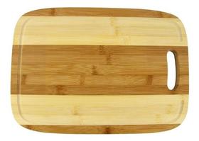 Tabua De Corte Carne Legumes Taboa Bambu Para Churrasco Alça