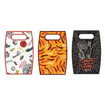 Tábua de Corte Cazza em Plástico 37x23cm Estampada - Item Sortido Tábua de Corte Cazza em Plástico 37x23cm Estampada - Item Sortido