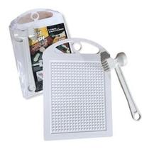 Tabua de Corte com Amaciador e Martelo Plast Show - 16,5 X 21,5cm