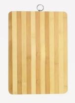 Tabua de corte de bambu 34 x 24 cm