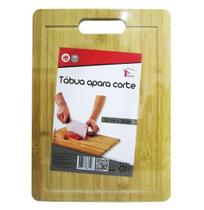 Tabua De Corte De Madeira Bambu Multiuso Retangular 33X24Cm - Top Rio