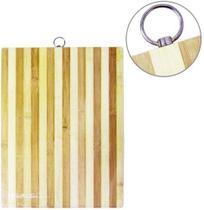 Tabua De Corte De Madeira / Bambu Multiuso Retangular 40x30c - Oem
