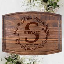 Tábua de corte de madeira gravada Silveroy Customized Love Tábua de corte de madeira gravada Silveroy Customized Love