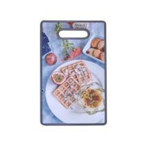 Tábua de corte de plastico para cozinha 22,5x37cm
