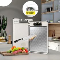 Tábua De Corte Dupla Face De Titânio Para Cozinha, Taboa Churrasco Carne, taboa antibactéria Profissional