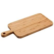 Tábua de Corte em Bambu 49x23cm P/ Servir Churrasco Carne