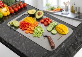 Tábua de Corte em Inox 304 - 250x350mm para Cozinha Tábua de Corte em Inox 304 - 250x350mm para Cozinha