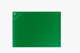 Tabua de Corte em polietileno - canaleta - verde - 33 x 25 Tabua de Corte em polietileno - canaleta - verde - 33 x 25