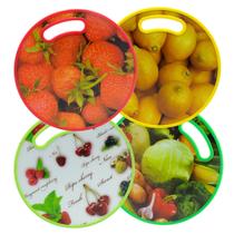 Tabua De Corte Estampada Redonda 30cm x 1,1cm - Panosul