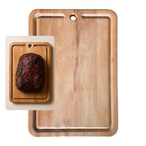 Tábua de Corte Grande Tramontina em Madeira Maciça para Cozinha Churrasco e Preparos 28x40cm Tábua de Corte Grande Tramontina em Madeira Maciça para Cozinha Churrasco e Preparos 28x40cm