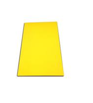 Tabua De Corte Lisa Em Polietileno - Amarela - 50 X 30