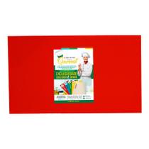 Tábua De Corte Lisa Polietileno Pead Vermelha 10X250X330 Mm Tábua De Corte Lisa Polietileno Pead Vermelha 10X250X330 Mm
