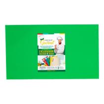 Tábua De Corte Liso Polietileno Pead Verde 08X250X330Mm Tábua De Corte Liso Polietileno Pead Verde 08X250X330Mm