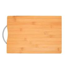 Tábua De Corte Madeira De Bambu C/ Alça 35cm