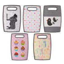 Tábua de Corte Multiuso Cozinha Carnes PVC 30x20cm