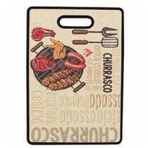 Tábua De Corte Para Churrasco Alimentos Em PVC 30x44x1cm Clink Várias Estampas Tábua De Corte Para Churrasco Alimentos Em PVC 30x44x1cm Clink Várias Estampas