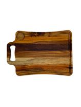 Tábua de corte para cozinha carnes churrasco em madeira