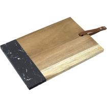 TÁBUA DE CORTE PARA SERVIR HOME&CO RETANGULAR MADEIRA 1x30x15cm NATURAL