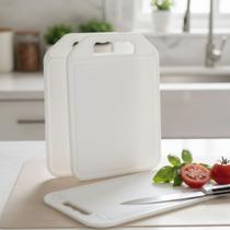 Tábua de Corte Plástica 29x20,5cm para Cozinha Higiene e Durabilidade