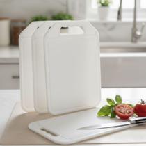 Tábua de Corte Plástica 29x20,5cm para Cozinha Higiene e Durabilidade