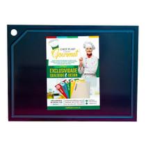 Tábua De Corte Polietileno Pead Preto 10X250X330Mm Tábua De Corte Polietileno Pead Preto 10X250X330Mm