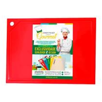 Tábua De Corte Polietileno Pead Vermelha 10X250X330Mm Tábua De Corte Polietileno Pead Vermelha 10X250X330Mm