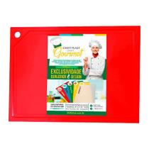 Tábua De Corte Polietileno Pead Vermelha 10X250X330Mm Tábua De Corte Polietileno Pead Vermelha 10X250X330Mm