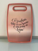 Tábua De Corte Retangular 30X20Cm Carne Legumes