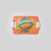 Tábua De Corte Retrô Vintage Para Sanduíche Com Alças Tábua De Corte Retrô Vintage Para Sanduíche Com Alças