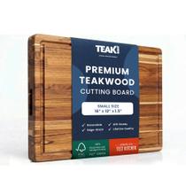 Tábua de Corte Teakhaus Pequena 41x30x4cm com Canaleta para Suco Tábua de Corte Teakhaus Pequena 41x30x4cm com Canaleta para Suco
