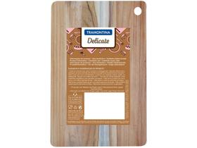 Tábua de Corte Tramontina Dedicate Retangular Madeira Jatobá Cozinha Carne Churrasco 28cm
