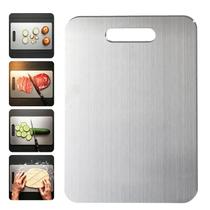 Tábua de corte YoYouLee Titanium 100% Pure Titanium 18x30cm Tábua de corte YoYouLee Titanium 100% Pure Titanium 18x30cm