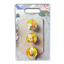 Tabua De Cortes Plástico Estampada 37x22,5cm