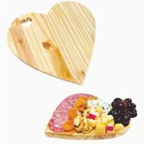 Tabua De Frios Coração Pinus 24,5x23x1,5 Tabua De Frios Coração Pinus 24,5x23x1,5