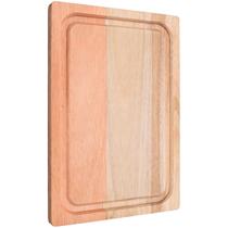 Tábua De Madeira Carne Corte para Churrasco Marrom Cozinha