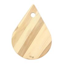 Tabua de Madeira Crua - Formato Pingo 34,5x25cm - WOOD WOOD