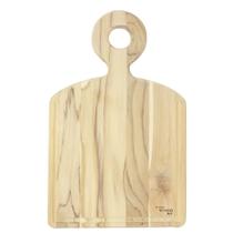 Tabua de Madeira Crua - Formato Quadrada c/ Cabo 38x24cm Tabua de Madeira Crua - Formato Quadrada c/ Cabo 38x24cm