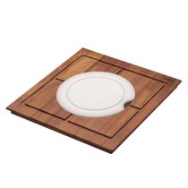 Tabua de madeira franke sobrepor iroko pe - planar 40x42,5 10085 Tabua de madeira franke sobrepor iroko pe - planar 40x42,5 10085