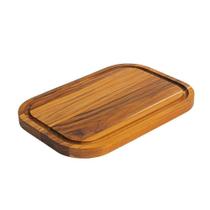 Tábua De Madeira Teca Para Churrasco Com Canaleta - Stolf Tábua De Madeira Teca Para Churrasco Com Canaleta - Stolf