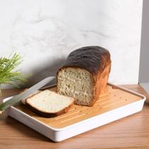 Tabua De Pão Migalheiro Bambu 53X23X3,2 Bene Casa