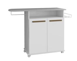 Tábua de Passar 2 Portas Floripa Arte Móveis Cor Branco Tábua de Passar 2 Portas Floripa Arte Móveis Cor Branco