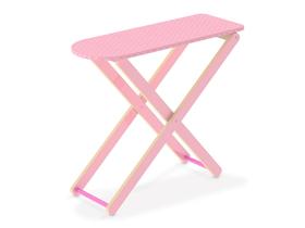 Tábua de Passar Infantil MDF Regulável 2 Alturas Fashion Girl Brinquedo Casinha